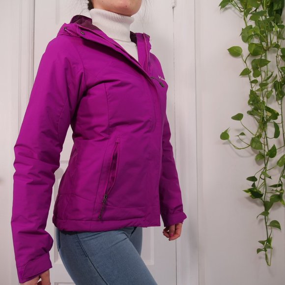 Columbia Fuchsia Wind Jacket, size US S/XS, perfect for skiing! - Picture 10 of 13